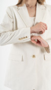 Beige Blazer Suit K-ML00013