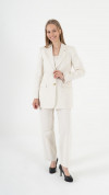 Beige Blazer Suit K-ML00013