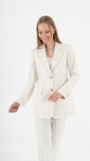 Beige Blazer Suit K-ML00013