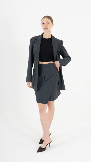 Gray Blazer Suit K-ML00015