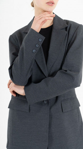 Gray Blazer Suit K-ML00015