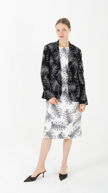 Black and White Dress and Suit E-ML0001