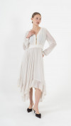 Beige Dress E-ML0006