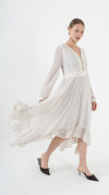 Beige Dress E-ML0006