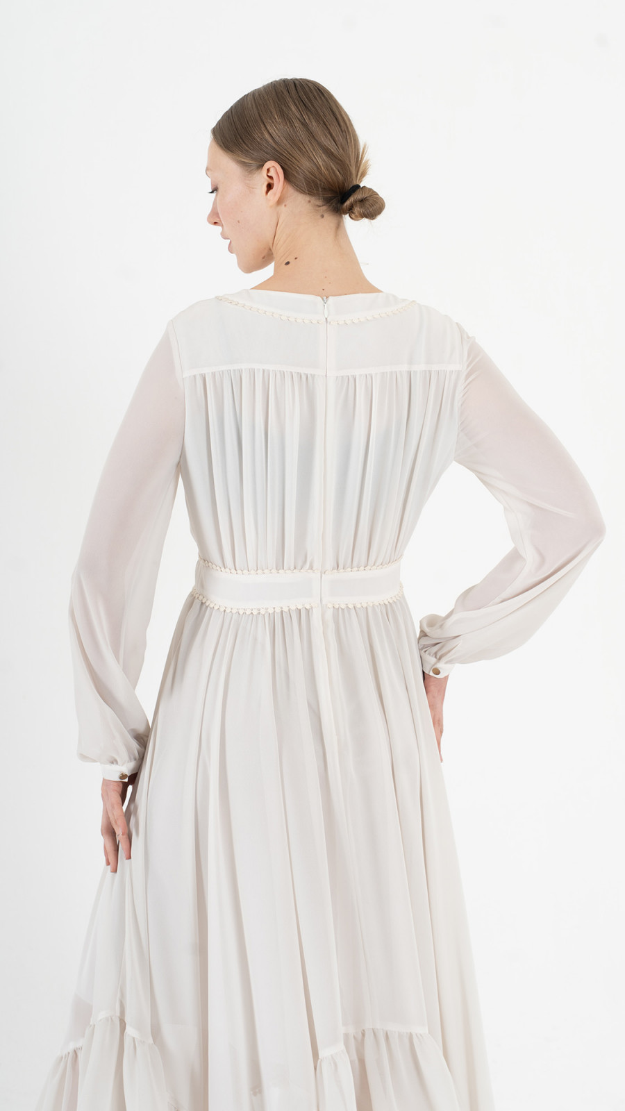 Beige Dress E-ML0006