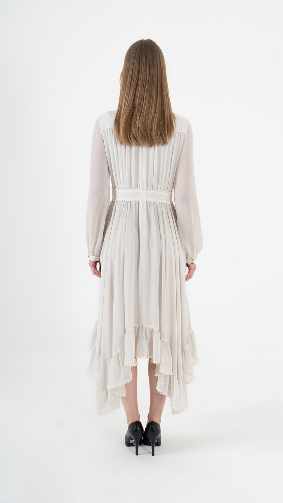 Beige Dress E-ML0008