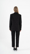 Black floral blazer suit K-ML0002