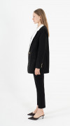 Black-White Blazer Suit K-ML0003