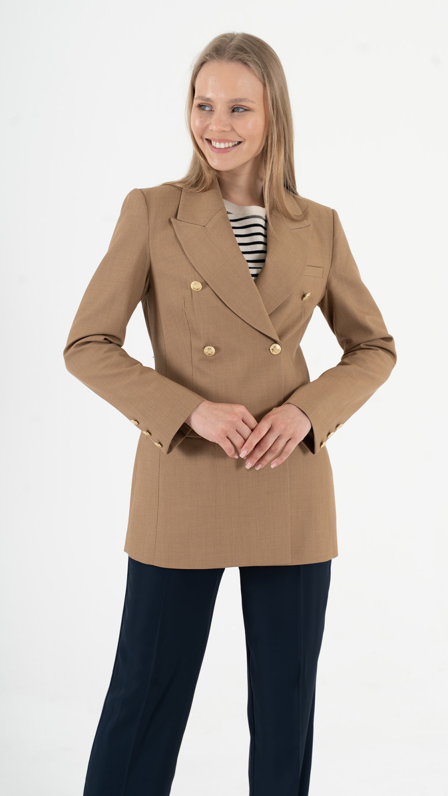 Camel Blazer Suit K-ML0009